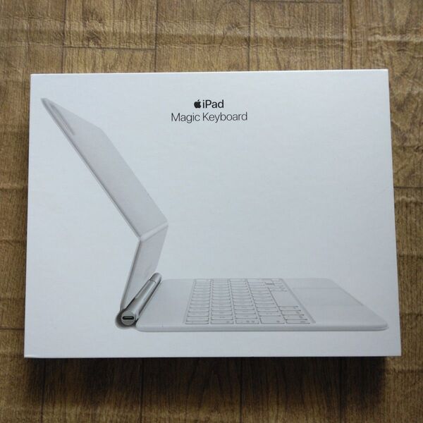 箱と説明書のみ。Apple iPad Magic Keyboard ホワイト系