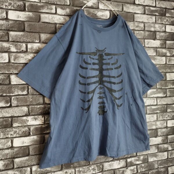 born boro grunge ボロTシャツtシャツ BORO BORN 超オーバーサイズ 襤褸 半袖Tシャツ
