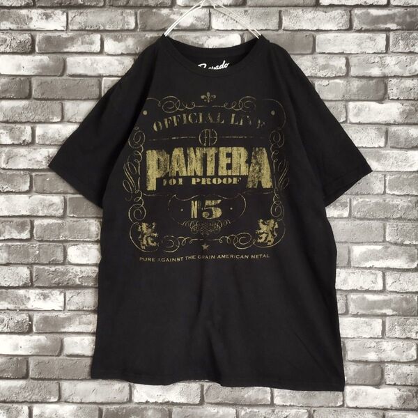 PANTERA 鬼フェード パンテラ ヘヴィメタル バンド Tシャツ tシャツ バンT バンt 古着 半袖Tシャツ