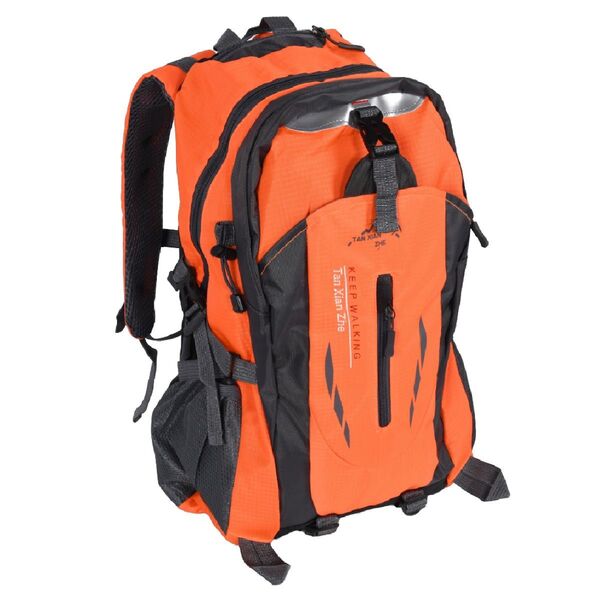 新品 大容量 軽量 リュック バックパック オレンジ 登山用 レジャー キャンプ 防災 リュックサック