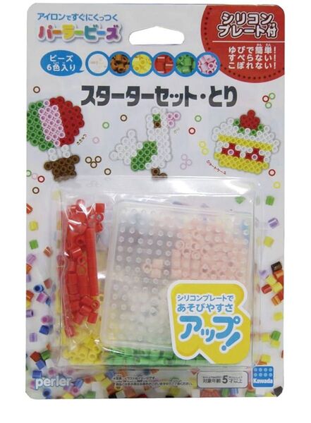 【新品未使用】☆アイロンビーズ スターターセットとり☆ パーラービーズ