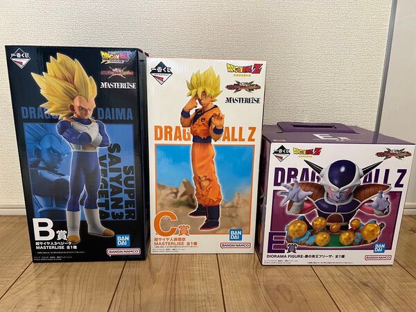 DRAGON BALL ドラゴンボール 一番くじ VS オムニバス CROSS B賞 C賞 E賞 3点セット 下位賞おまけ付き