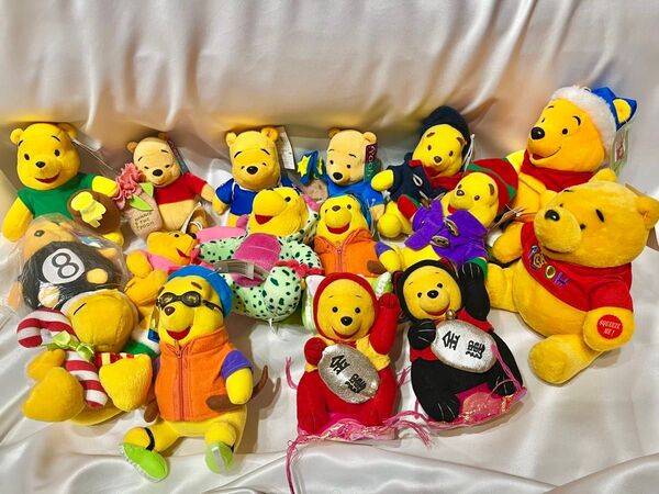 ディズニー くまのプーさん プライズ品 タグ付き 年代物 ぬいぐるみ