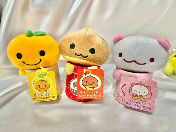サンエックス みかんぼうや/あまぐりちゃん/ももパンダ 小物入れ サンエックス グッズセット