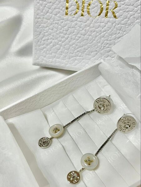 Dior クリスチャンディオール ディオール Christian ピアス アクセサリー シルバー DIOR