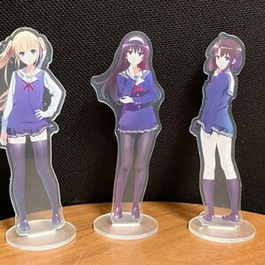 冴えない彼女の育て方 アクリルスタンド 制服ver.3体セット15cm