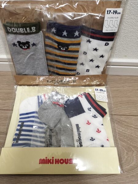新品 6足セット 靴下 ミキハウス ソックス
