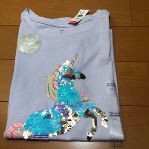 160cmGAPスパンコールユニコーンTシャツ 新品