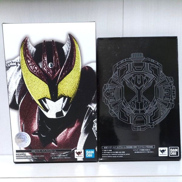 s.h.Figuarts(真骨彫製法)仮面ライダー キバ キバフォーム&ライドウォッチ型台座セット