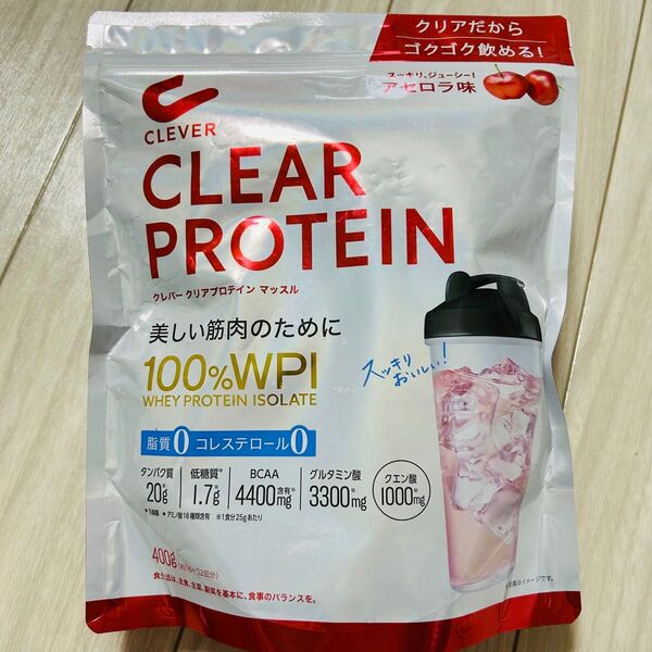 クレバー クリアプロテイン マッスル アセロラ味 CLEVER WHEY PROTEIN ホエイプロテイン