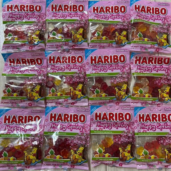ハリボー ハッピースプリング 12袋 HARIBO Happy Spring グミ お菓子 詰め合わせ まとめ売り