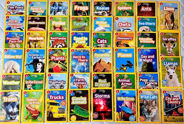National Geographic Kids レベル1 のセット全46冊 英語 絵本 教材 多読