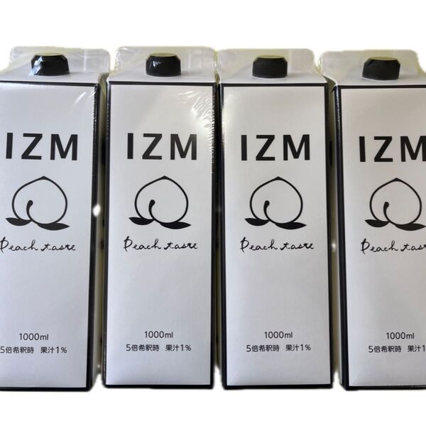 IZM 酵素ドリンク ピーチ PEACH TASTE 4本セット