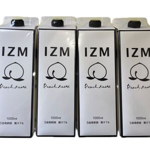 IZM 酵素ドリンク ピーチ PEACH TASTE 4本セット