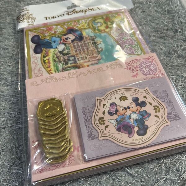 【新品未開封】ディズニーシー ファンタジースプリングスホテル レターセット