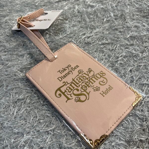 【新品未使用】ディズニー ファンタジースプリングス ホテル ラゲッジタグ タグ ディズニーシー