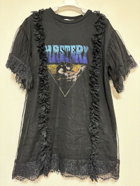 ジュエティ レース チュール Tシャツワンピース