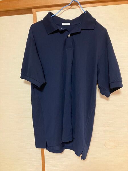 GU ポロシャツ 半袖 ネイビー 紺色