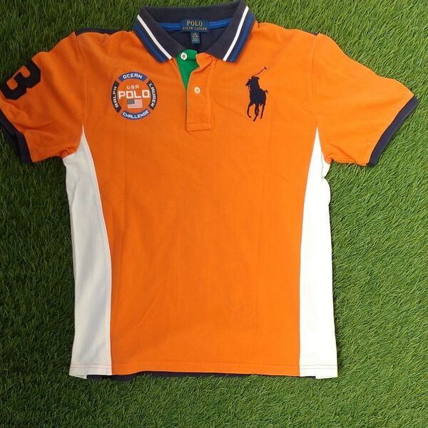 POLO RALPH LAUREN ポロシャツ オレンジ ビッグポニー