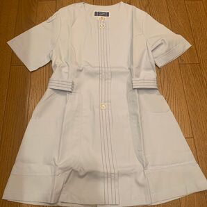白衣 モンブラン Mサイズ 半袖 水色