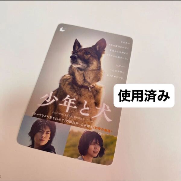 映画『少年と犬』ムビチケ 劇場鑑賞券 使用済み 1枚