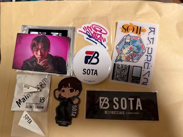 BE:FIRST SOTA ソウタ 缶バッジ ステッカー シークレットチャーム BMSG