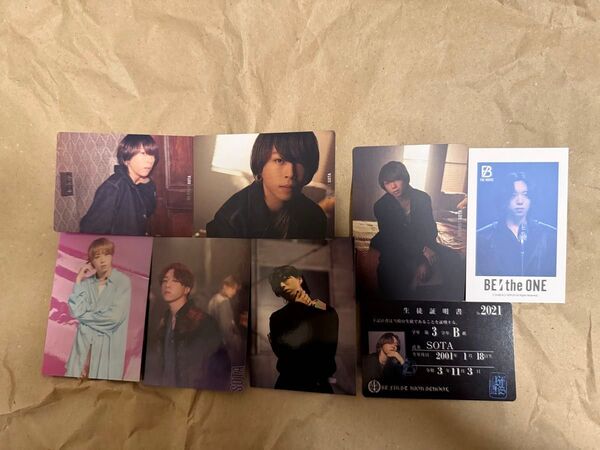 BE:FIRST SOTA ソウタ トレカ セット Gifted Byegoodbye BMSG