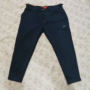 NIKE 2017SS Tech Fleece Cropped Pants M テックフリースパンツ2 ブラック