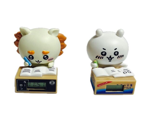 ちいかわ 2個セット 勉強しているキャラクター デジタル置時計
