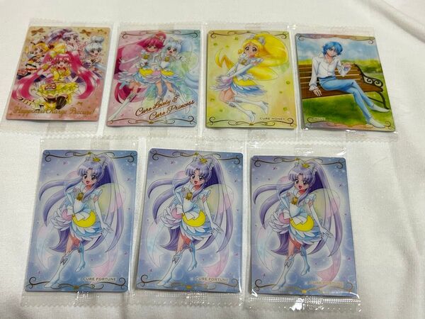 プリキュアカード ウエハース ハピネスチャージプリキュア7枚セット