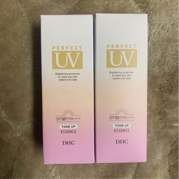 DHC パーフェクトUV トーンアップエッセンス 80g 日やけ止め美容液 2本