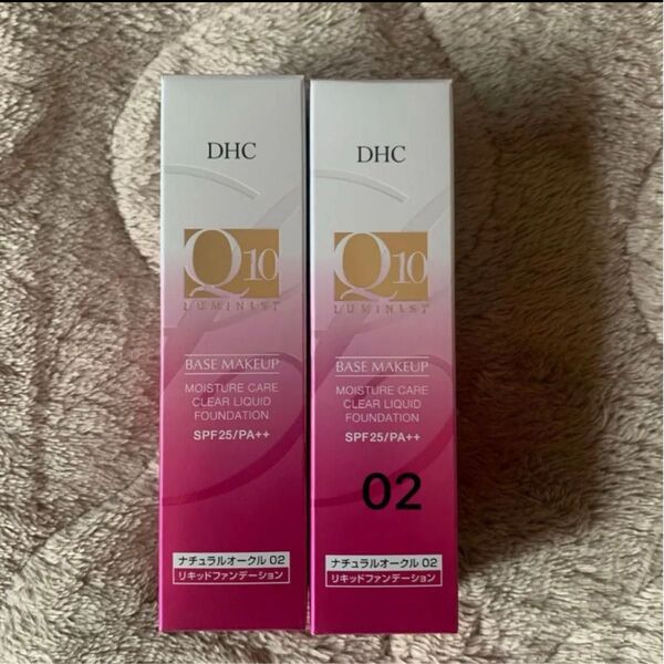 DHC モイスチュアケア クリア リキッドファンデーション ナチュラルオークル02 40g 2本