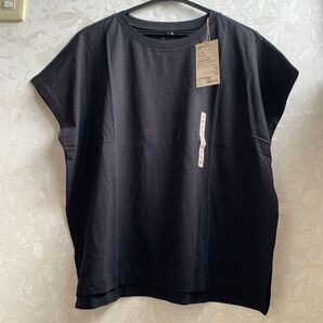 無印良品 ワイドTシャツ レディース Sサイズ ブラック 未使用品