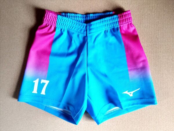 Vリーグ 女子 バレーボール KUROBE アクアフェアリーズ MIZUNO ユニフォーム ゲーム パンツ 17番 白岩蘭奈 選手