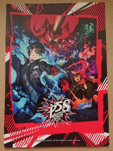 非売品ペルソナ5スクランブル イラストカード ブロマイド ポストカード P5S