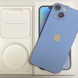 【美品】Apple iPhone 14 128GBブルー simフリー