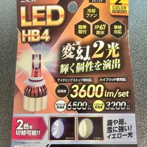 LED フォグランプ バルブ HB4 2色切替 車検対応