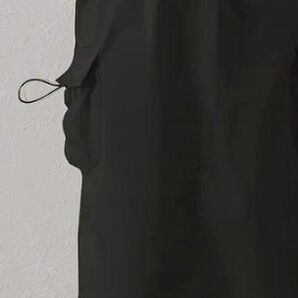 ロングカーゴスカート ブラック