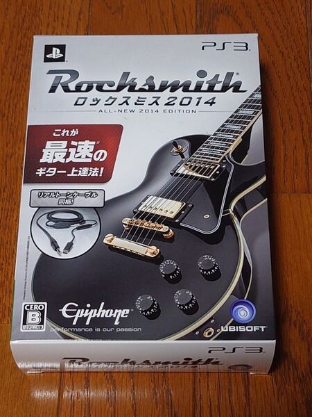 【PS3】Rock smith 2014 ロックスミス2014 リアルトーンケーブル同梱版