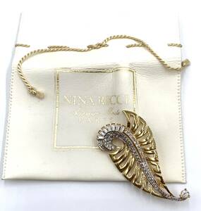  Vintage beautiful goods NINA RICCI Nina Ricci brooch 