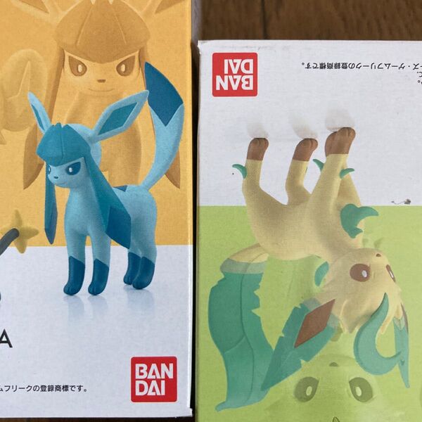 ポケモンスケールワールド リーフィアとグレーシア 2体 箱無し シンオウ地方