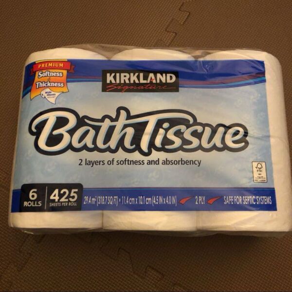 カークランド KIRKLAND Bath Tissue トイレットペーパー 6ロール