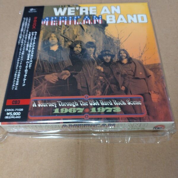 新品国内流通用帯付3枚組CD 1967〜1973 USサイケハードロックカルト音源集 WE'RE AN AMERICAN BAND