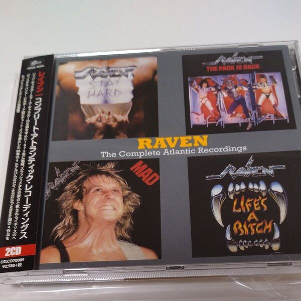 帯付き輸入盤国内流通2枚組CD RAVEN THE COMPLETE ATLANTIC RECORDINGS