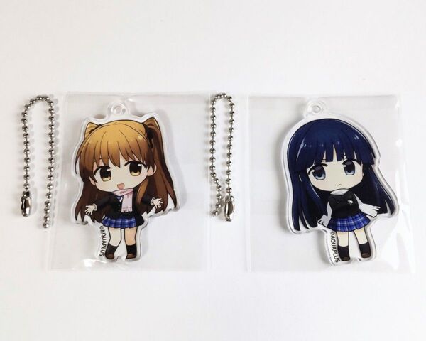 AQUAPLUS アクアプラス トレーディング ミニアクリルキーホルダー 小木曽雪菜&冬馬かずさ(WHITE ALBUM2)
