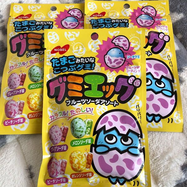 NOBEL グミエッグ 40g 3袋