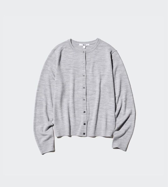 ユニクロ*完売品*メリノクルーネックカーディガン UNIQLO