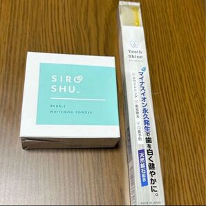 シロッシュ SIRCSHU ホワイトニング 歯磨き粉 新品 歯ブラシ付