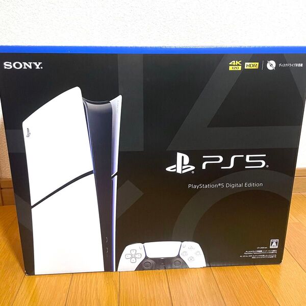 極美品 新型PlayStation5 slim デジタルエディションCFI-2000B01