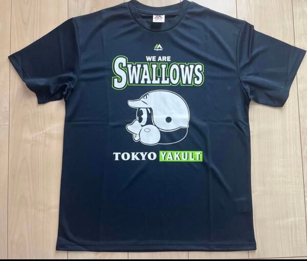 ヤクルトスワローズ つば九郎 Tシャツ 2024年 紺 S